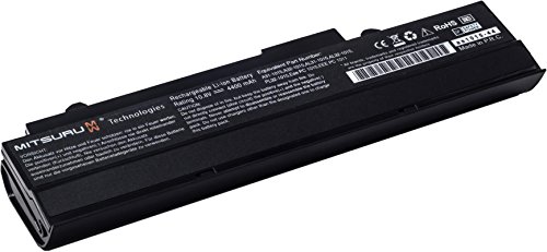 Mitsuru® 4400mAh Notebook Laptop Akku Batterie für Asus Eee PC 1011 1011B 1011BX 1011C 1011CX 1011H 1011HA 1011HAB 1011HAG 1011HA_GG 1011P 1011PX 1015 1015B 1015BX 1015C 1015CX 1015P 1015PD 1015PDG 1015PE 1015PEB 1015PED 1015PEG 1015PEM 1015PN 1015PW 1015PX 1015T 1016 1016P 1016PT 1215 1215B 1215BT 1215N 1215P 1215T R011CX R011PX R015PX