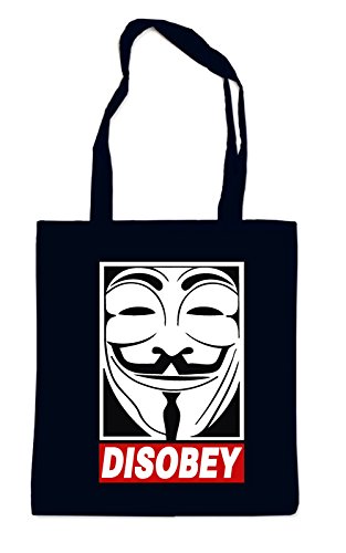 Preisvergleich Produktbild Anonymous Disobey Bag Black Certified Freak