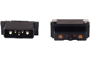 ZLIT Para baterii złącze rozładowania 5 pinów męskie żeńskie pasuje do obudowy baterii Hailong Pro części wtykowe