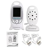 Babyphone mit Kamera Baby Überwachung Digital dual Audio Funktion wireless Baby Monitor (Temperatursensor, Schlaflieder, Nachtsicht, Gegensprechfunktion), 2.0 Zoll LCD - 7