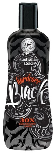 Australian Gold Hardcore Black 30X Dark Bronzing Tanning Lotion 250ml