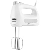 Orbegozo BA 3250 Blender Kneader, 400 W, White | Ergonomic handle, quick cooling, includes kneading rods and mixers, 6 levels