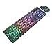 Produktbild Jamicy® Gaming Tastatur, Gaming Maus, Drahtlose wiederaufladbare LED-Hintergrundbeleuchtung mit 2,4 G Ergonomische Gaming-Tastaturmaus-Set