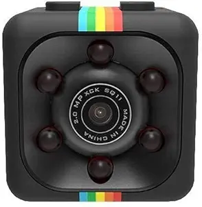 IBS 2 MP Mini Day & Night Vision Camera SQ11 HD Sports and Action Camera Pack of 1 (Color- Black) SQ11C-5