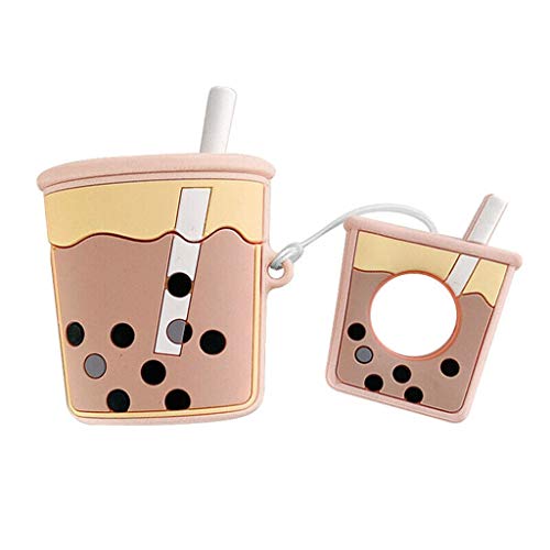 Preisvergleich Produktbild HSKB Kopfhörer Silikon Case, Schutzhülle Skin Tasche Staubdicht Kratzfestes Gehäuse Fall-Abdeckung für Apple Airpods Ohrhörer Bluetooth in Ear Ohrhörer Cover (Pink)