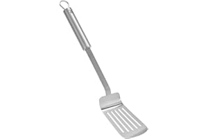 WMF Spatule pour barbecue - 44 x 10 cm - Avec poignée extra longue - Grande surface d'appui - Pour hamburgers, steaks, légumes - Passe au lave-vaisselle