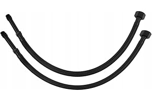 Tycner 60cm Long M10 x 3/8'' Inch BSP Noir Nylon Tressé Tuyau Flexible Robinet