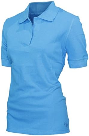 Raptor Hunting Solutions Casual Ladies Pique Polo Shirt Collar Neck Short Ribbed Sleeves Hawaiian Ocean