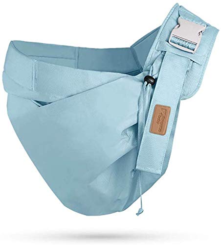 YZ Babytrage-Rucksäcke Ergonomischer weicher, atmungsaktiver Babytragekomfort für alle Jahreszeiten Neugeborene, Säuglinge und Kleinkinder,Blau