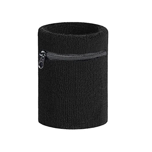 VENI MASEE Sport Dick Solid Color Armband mit Reißverschluss / Wrist Wallet , Preis / Stück - 2