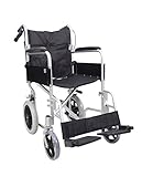 AMW004 Angel Mobility Lightweight Aluminium Folding Transit Travel Wheelchair Net Carry Weight Only 11 KG FREE SIMPLANTEX WHEELCHAIR CUSHION £19.95