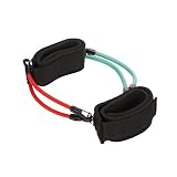 Leg Thigh Fitness Enhancer Latex Tube Exercise Resistance Bands + Ankle Straps