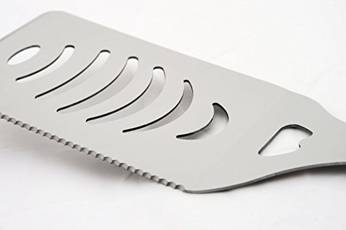 CampFeuer – Edelstahl Grillbesteck Set in 3 Varianten zur Auswahl, mit Aluminiumkoffer (24-teilig) - 3