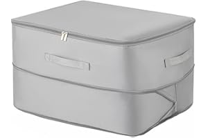 GAFUTOZM Casa Corner Sac de Compression Ultime - Spacemaster, Casacorner Sac de Compression Rangement pour Couette, Vêtements et Maison (Gris, L)