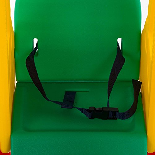 Baby Vivo Kids Swing Playground Children Play Area Garden with Double Swing for Outdoor and Indoor Zoo made of Plastic