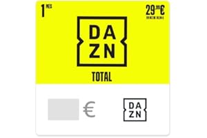 DAZN TOTAL PREPAID CARD 1 Month 29,99 EUR SAVE 10 EUR - for Spain - by email