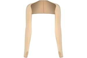 GXGM Manicotti per le Braccia da Donna,Coprispalle Donna,Protezione UV,Scialle Rinfrescante,Protezione Solare,Scaldamuscoli con Foro per le Dita per Coprire Braccia e Spalle