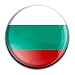 Produktbild Top Kühlschrank-Magnet - Durchmesser 4,0 cm - aus Metall mit starkem Neodym-Magnetem und hochglänzender Kunstharzbeschichtung in runder Form "Flagge Bulgarien" von metALUm - tolles Geschenk für Bulgarien - Fans