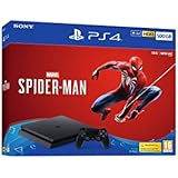 Sony Playstation 4 500GB Console (Black) with Marvel's Spider-Man
