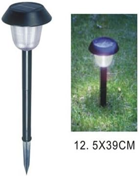 Goes Well LED Solar Garden Light Path Light Night Light Schwarze Schale - Weiß