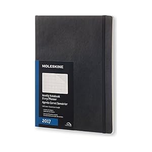 Moleskine Agenda Mensile con Spazio per Note, Extra Large, 12 Mesi, Copertina Morbida, Nero Moleskine Agenda Mensile con Spazio per Note, Extra Large, 12 Mesi, Copertina Morbida, Nero