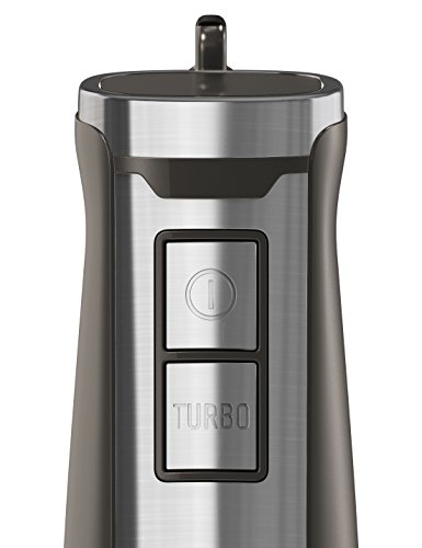 AEG Stabmixer PremiumLine 7Series STM 7500S (700 Watt, 2 Geschwindigkeitsstufen, Turbo-Funktion, 2 Titan beschichtete Messer, inkl. Zubehör, Edelstahl) - 10