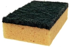 DETERCENTER Spugna accoppiata con fibra verde cm.10x15 pz. 10