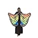 Produktbild NIUQY Damen Weiche Gewebe Bat-Schal-Kostümzubehör drucken Schmetterlings Flügel Schal feenhafte Damen Nymphe Pixie Halloween Cosplay Weihnachten Cosplay Kostüm Zusatz