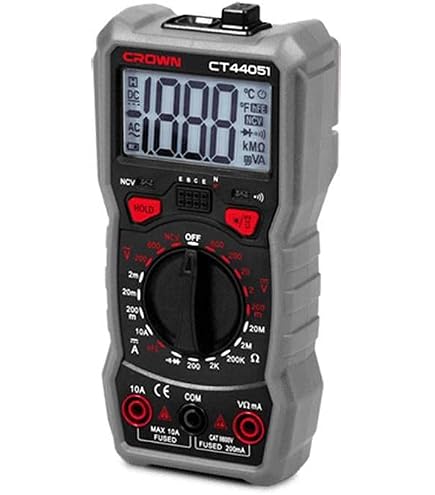 UNI-T UT210D Digital Clamp Meter Multimeter - AC/DC Current, Voltage, Resistance, Capacitance, Auto-Ranging