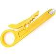 3DINNOVATIONS Mini Wire Stripper Crimper Pliers Crimping Tool Cable Stripping Wire Cutter Punch Down Cutter for RJ45 Cat5 Network Wire Cable, Data Telephone cable, Computer UTP Cable