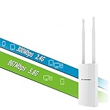 Múltiples modos de operación: El CF-EW72 admite los modos AP / Router / Bridge. El modo AP (configurado como un punto de acceso inalámbrico al aire libre) se recomienda para un patio más grande. Se recomienda el modo de enrutador (configurado como un enrutador inalámbrico al aire libre) para el patio mediano.