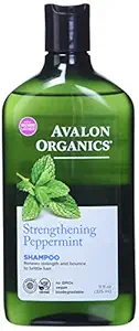 Avalon Organics Revitalizing Peppermint Shampoo 11 ounces