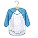 Koly® Kids Child Bumkins Sleeved Bib Cartoon Baby Apron Bibs (Blue)