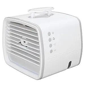 Air Conditioner Fan, Smaller Size Air Cooler Mini More Powerful Ultra Quiet Portable with USB-C Cable for Office for Bedroom for Home
