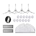 Produktbild Sunlera Filter 20.08 / 21pcs Mop Tücher Wet Mopping Seitenbürste Walzenbürste Ersatz für Xiaomi Roborock Staubsauger Wassertank Filter
