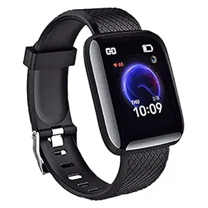 TechKing [Today Only Sale:5 Years Warranty] D116 Touchscreen Smart Watch Bluetooth Smartwatch with Heart Rate Sensor and Basic Functionality for All Boys & Girls