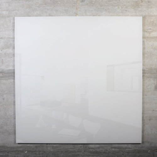 Glas Magnetboard MAX 80x80 cm weiß inkl. 5 Magnete, Glasmagnettafel / Magnettafel / Magnetwand / Memoboard