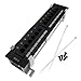 Produktbild 12-Port Patchpanel Patchfeld Desktop Aufputzmontage Schwarz Cat6 RJ45 25.5x5.7cm