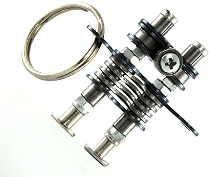 Bikechain Robot Keyholder Keychain | Vegan Keyring | Eco-Friendly Keyring | Unique & Handmade