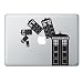 Produktbild Dr Who Tardis Spinning MacBook-Aufkleber-Abziehbild