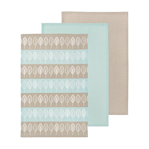 Premier Housewares Beech Handtücher / Geschirrtücher, mehrfarbig, 3-teiliges Set