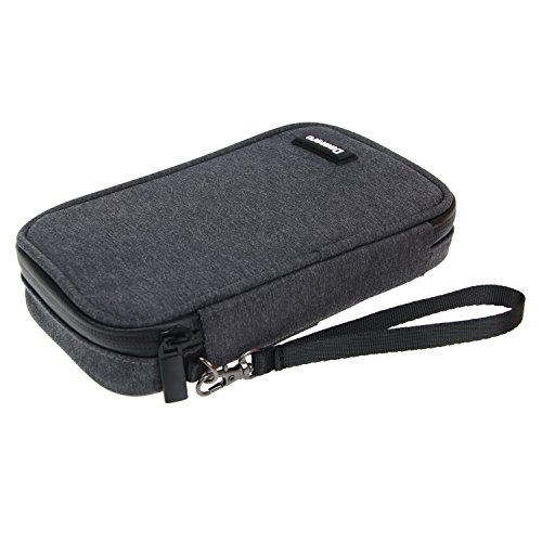 Damero Kleine Tasche für USB-Sticks und Speicherkarten, Aufbewahrungstasche Organiser Tasche für Zubehöre, Schwarz - 9