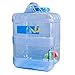 Produktbild i-HOME Wasser Container – Outdoor Equipment Quadratisch PC Auto Verdickte Eimer mit Wasserhahn für selbstfahrend Auto Tragbare Eimer 15L Wasser Behälter Kunststoff Eimer