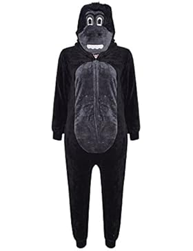 A2Z 4 Kids Kinder Mädchen Jungen Einteiler Extra Weich Flauschig Gorilla Alles In Eins Halloween Kostüm New 122...