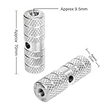 2 x BMX Mountain Bike Bicycle Axle Pedal Alloy Foot Stunt Pegs Cylinder Silver