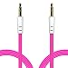 Produktbild Motorola Moto X4 Jack Male to Male M/M Flat Audio Cable Plug Stereo AUX Cord for PC iPod MP3 CAR ( Pink )