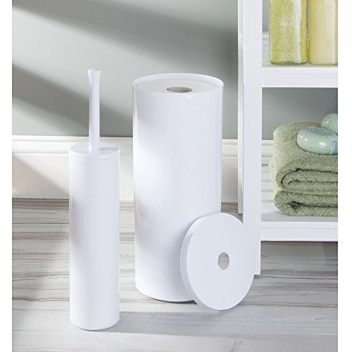 InterDesign 93250EU Una Ersatzrollenhalter für Toilettenpapier, weiß - 2
