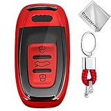 Galvanisches Niveau zur Verhinderung des Farbverblassens - Mit einer 3 schichtigen Metall-Primerschicht, farbigen Schicht und polierten Schicht kann diese Schlüsselanhänger-Abdeckung die Farbe neu und modisch halten.