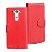 Produktbild LG G4 Bookstyle Hülle, Conie Mobile PU Leder Schutzhülle Handytasche Bookcase Tasche Premium Klapphülle in Rot