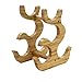 Produktbild Liuliangmei Bambus Solid Wooden Wine Rack Novelty 5 Bottle Holder Free Standing Ornament & Unique Talking Point for Home oder Kitchen Hand aus Holz geschnitzt